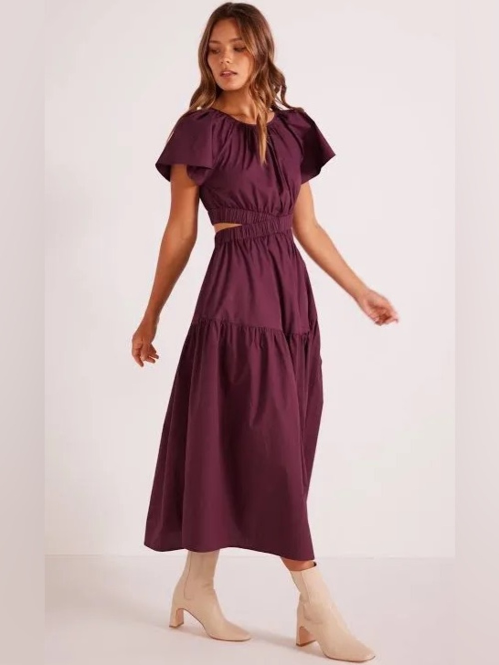 Brand New MINKPINK Allegra Cutout Midi Dress